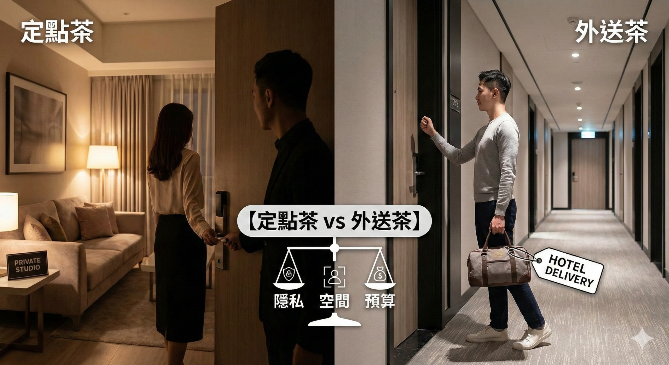 【定點茶 vs 外送茶】今晚該去哪辦事?空間、隱私與預算的終極對決