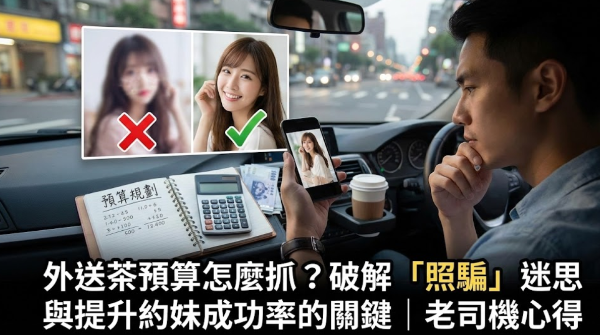 外送茶預算怎麼抓?破解「照騙」迷思與提升約妹成功率的關鍵|老司機心得