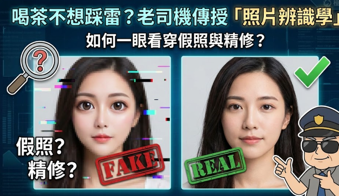 喝茶不想踩雷？老司機傳授「照片辨識學」：如何一眼看穿假照與精修？